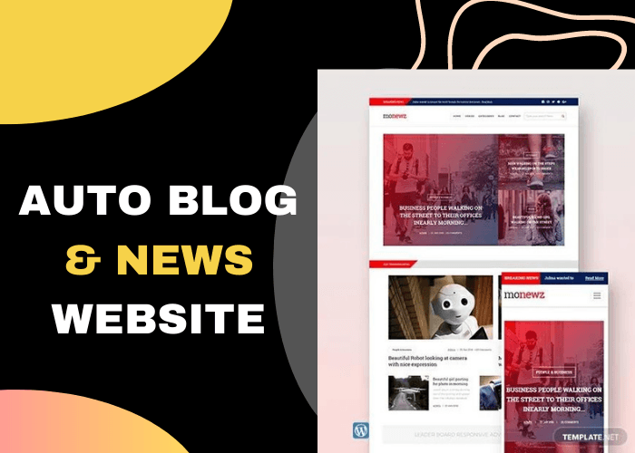 Auto Blog & News Website